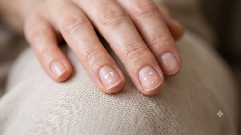 White spots on fingernails