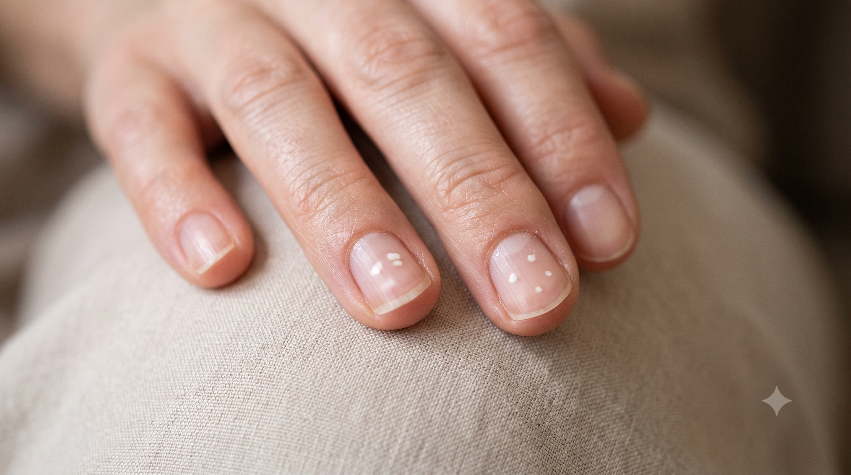 White spots on fingernails